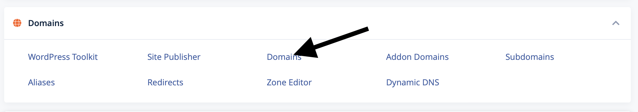 Domain in cPanel