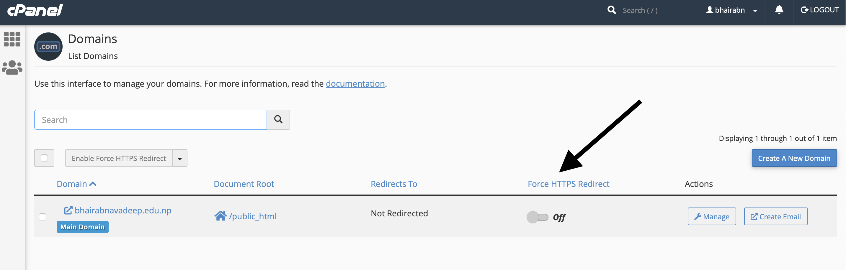Force HTTPS Redirect in cPanel - eHostingServer