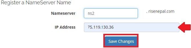 Register a Nameserver Name