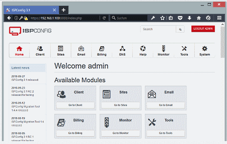Top 5 cPanel Alternative ISP CONFIG