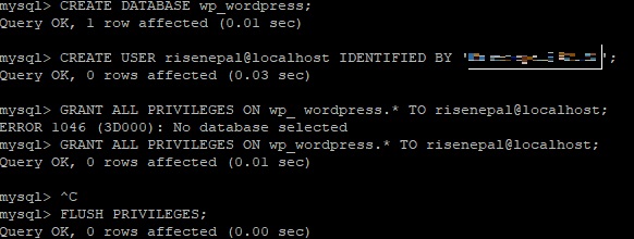 How to deploy WordPress on Ubuntu 22.04 using LAMP stack? 13 created databse for wordpress 3