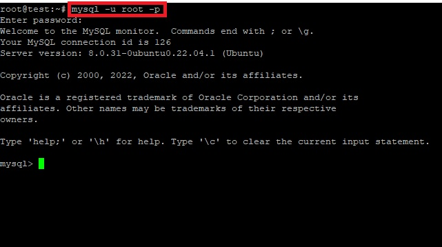 How to deploy WordPress on Ubuntu 22.04 using LAMP stack? 12 Command to login to mysql server as a root