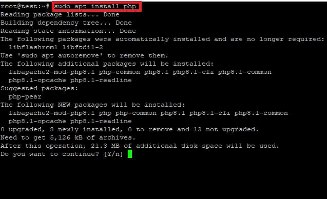 How to deploy WordPress on Ubuntu 22.04 using LAMP stack? 8 Command to install PHP