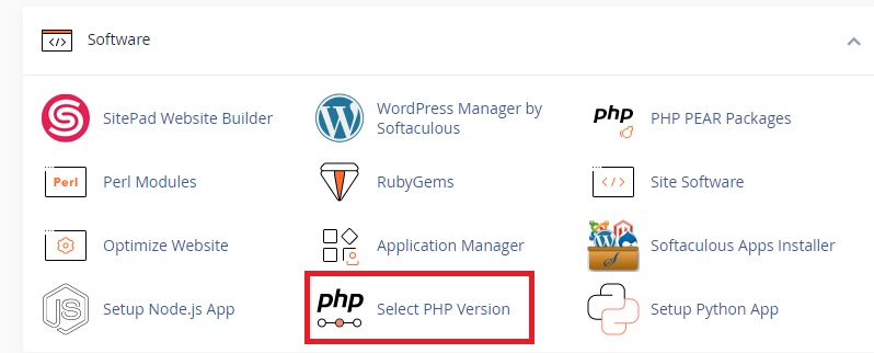 4 steps to solve Required PHP extension not found mysqli 3 SELECT php vesrion