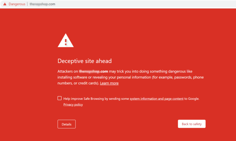 How to Fix Hacked Site & Remove Deceptive Site Ahead Warning