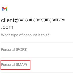 IMAP option