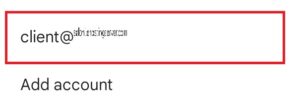 Newly created account 