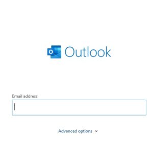 Interface of Outlook