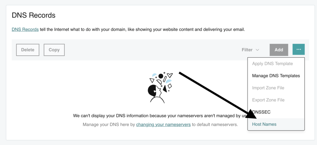 Add Hostname DNS records