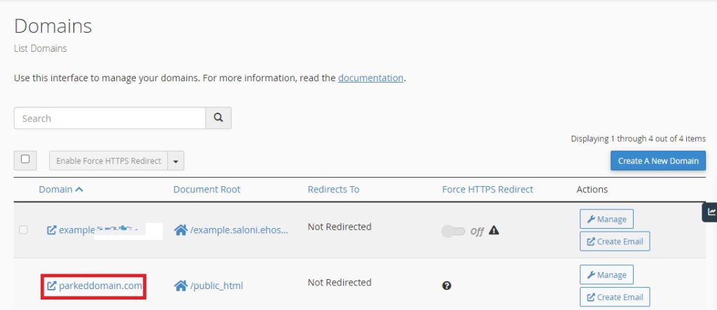 How to Host Multiple Domain or Website in cPanel? 13 Parkeddomain.com aliases successfully added.