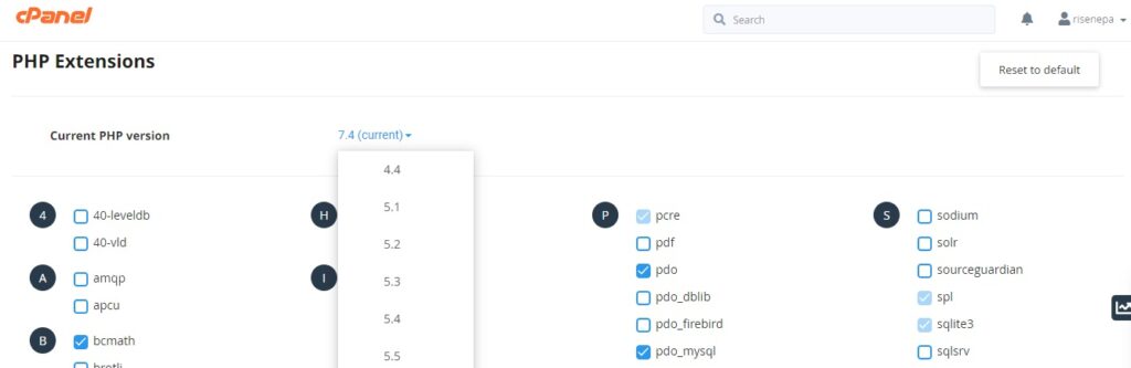 change Php extension and add extension