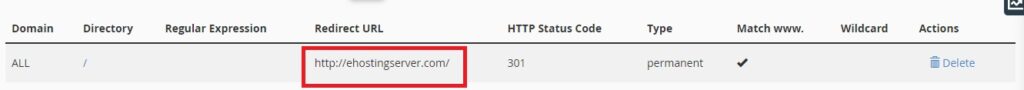Successfully redirect to another website