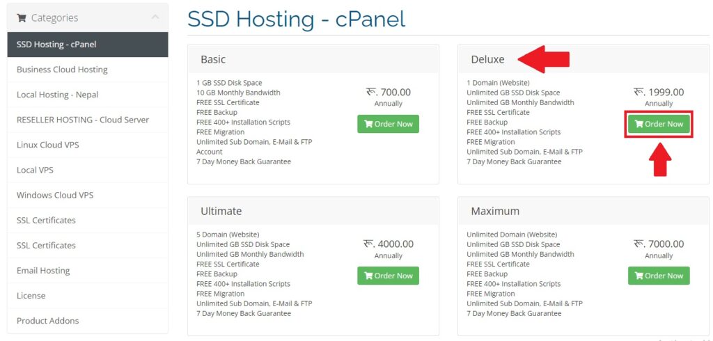 How to Buy Hosting from eHostingServer(7 steps)? 3 3