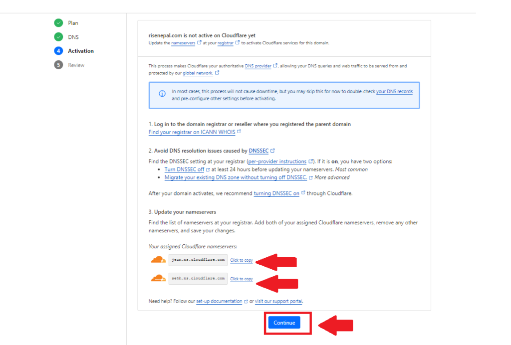 How to setup Cloudflare nameserver for Domain( 7 steps)? 5 5 1