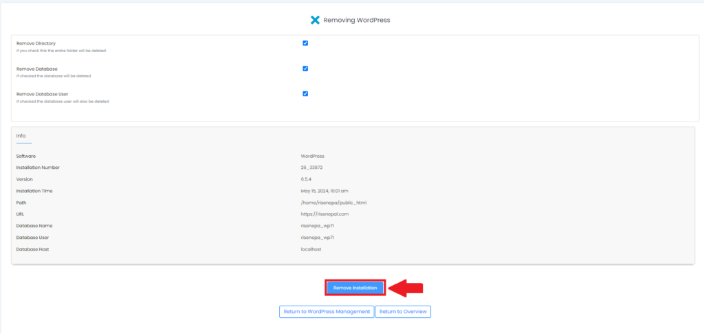 How to Uninstall WordPress from cPanel(4 Steps)? 5 4 1